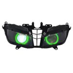 Motorcycle Custom Headlamp Angel Eyes LED Faros Moto Farol Phare Conversion Headlight Assembly For HONDA CBR600RR cbr 2013-2018 - Image 5