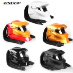 Predator Fiber glass Motorcycle Helmet Full Face Iron Warrior Man unique stylish flip up Helmet moto with LED spotlight - Image 5